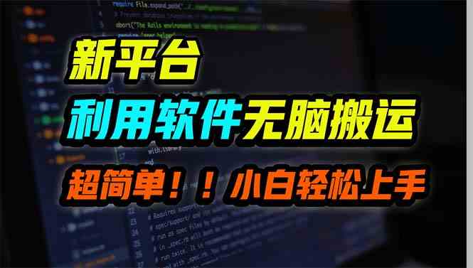 （9745期）新平台用软件无脑搬运，月赚10000+，小白也能轻松上手-创客云联盟