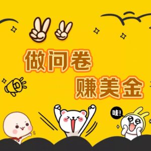 国外问卷调查小白家也可批量操作（口子查站点查渠道查）真正的长久稳定项目 日入1500+-创客云联盟