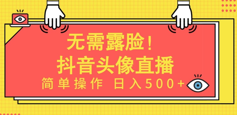 无需露脸，Ai头像直播项目，简单操作日入500+-创客云联盟