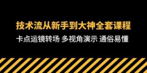 （10193期）技术流-从新手到大神全套课程，卡点运镜转场 多视角演示 通俗易懂-71节课-创客云联盟