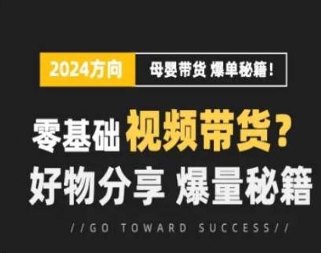 短视频母婴赛道实操流量训练营，零基础视频带货，好物分享，爆量秘籍-创客云联盟