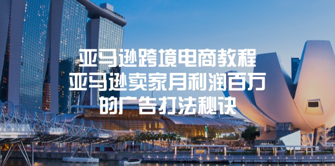 （11453期）亚马逊跨境电商教程：亚马逊卖家月利润百万的广告打法秘诀-创客云联盟