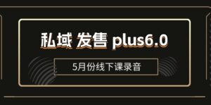 私域发售plus6.0【5月份线下课录音】/全域套装sop流程包，社群发售工具套装模型-创客云联盟