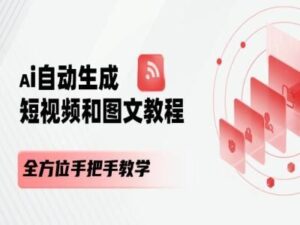 AI自动生成短视频和图文课程，全方位手把手教学-创客云联盟
