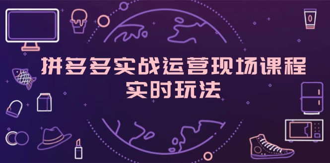 （11759期）拼多多实战运营现场课程，实时玩法，爆款打造，选品、规则解析-创客云联盟