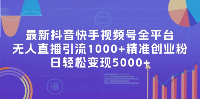 （11970期）最新抖音快手视频号全平台无人直播引流1000+精准创业粉，日轻松变现5000+-创客云联盟