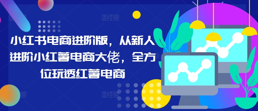 小红书电商进阶版，从新人进阶小红薯电商大佬，全方位玩透红薯电商-创客云联盟