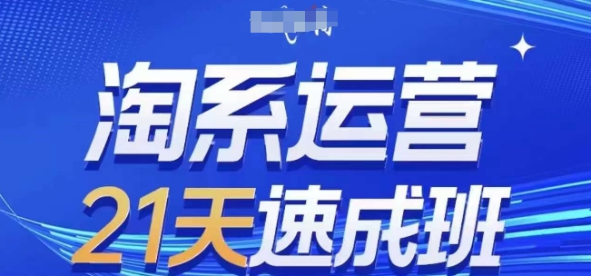 淘系运营21天速成班(更新24年9月)，0基础轻松搞定淘系运营，不做假把式-创客云联盟